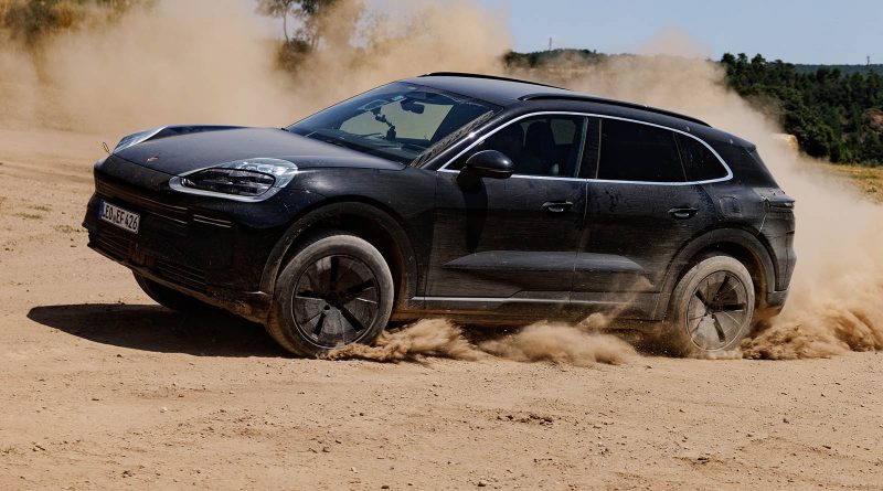 Le prototype de Porsche Cayenne Electric examiné